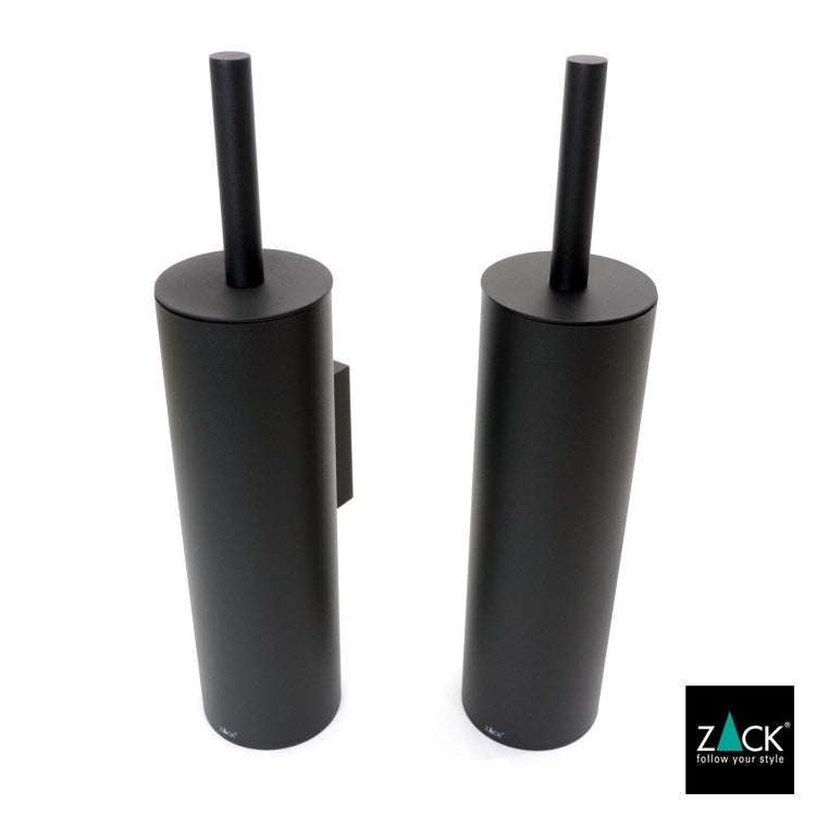 ZACK 40449 TUBO ドイツZACK社製モダンデザインのトイレブラシ マットブラック [在庫有り]