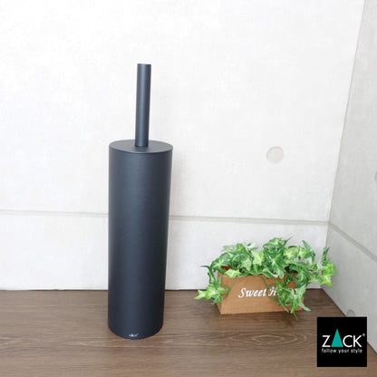 ZACK 40449 TUBO ドイツZACK社製モダンデザインのトイレブラシ マットブラック [在庫有り]