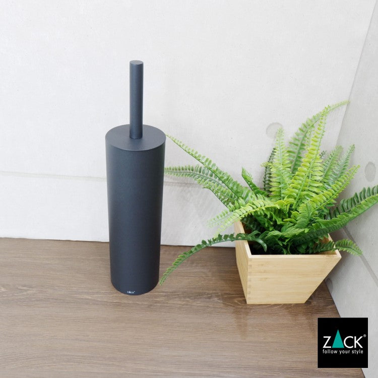 ZACK 40449 TUBO ドイツZACK社製モダンデザインのトイレブラシ マットブラック [在庫有り]