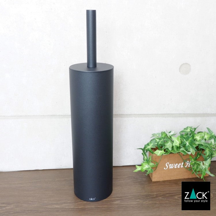 ZACK 40449 TUBO ドイツZACK社製モダンデザインのトイレブラシ マットブラック [在庫有り]