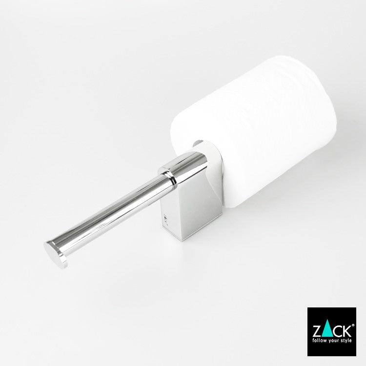 ZACK 40452 ATORE ドイツZACK社製モダンデザインのダブルトイレットペーパーホルダー 壁付けタイプ DIY MP [在庫有り]H1