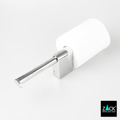 ZACK 40452 ATORE ドイツZACK社製モダンデザインのダブルトイレットペーパーホルダー 壁付けタイプ DIY MP [在庫有り]H1