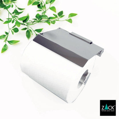 ZACK 40453 ATORE ドイツZACK社製モダンデザインのトイレットペーパーホルダー(フラップ付) 壁付けタイプ DIY MP [在庫有り] H2-13