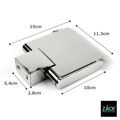 ZACK 40453 ATORE ドイツZACK社製モダンデザインのトイレットペーパーホルダー(フラップ付) 壁付けタイプ DIY MP [在庫有り] H2-13