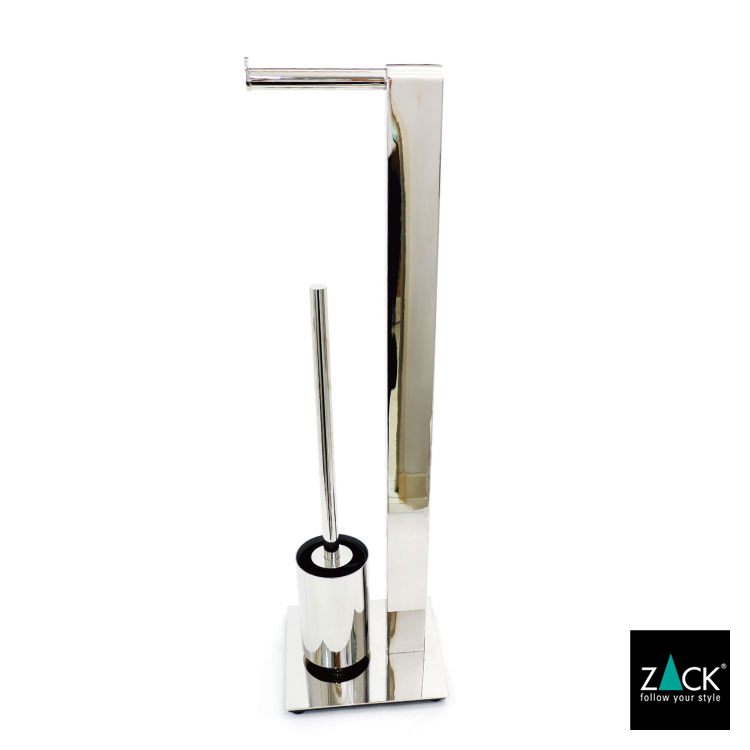 ZACK 40455 ATORE ドイツZACK社製モダンデザインのトイレットペーパースタンド トイレットバトラー H3 MP [在庫有り]