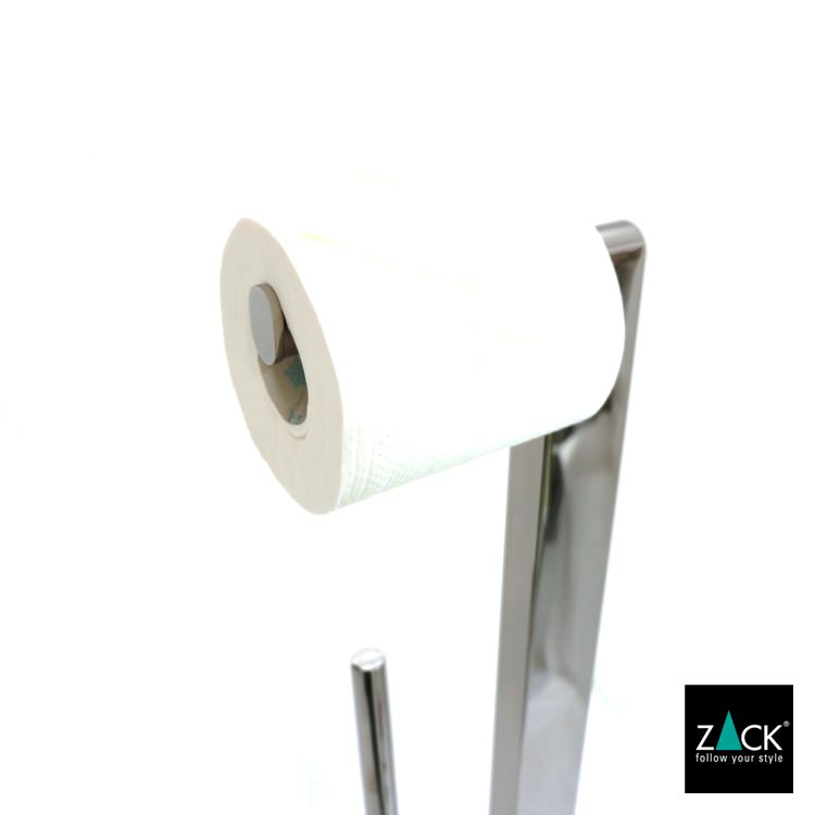 ZACK 40455 ATORE ドイツZACK社製モダンデザインのトイレットペーパースタンド トイレットバトラー H3 MP [在庫有り]