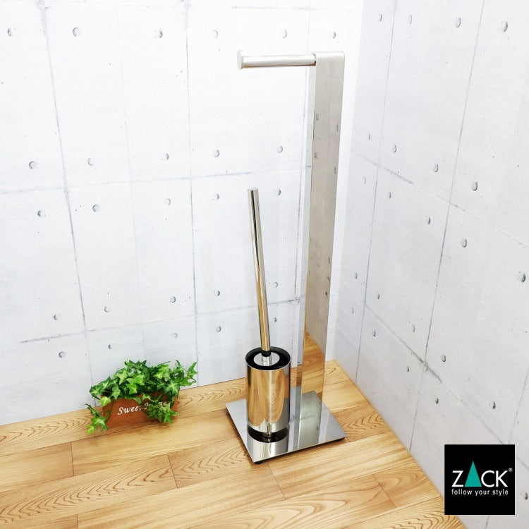 ZACK 40455 ATORE ドイツZACK社製モダンデザインのトイレットペーパースタンド トイレットバトラー H3 MP [在庫有り]
