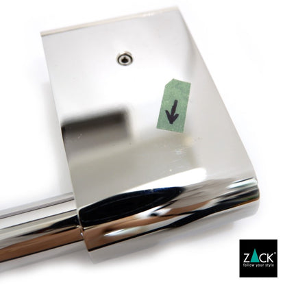[サンプル品] ZACK 40459 ATORE ドイツZACK社製モダンデザインのタオルレール50cm 壁付けタイプ DIY MP [在庫有り]