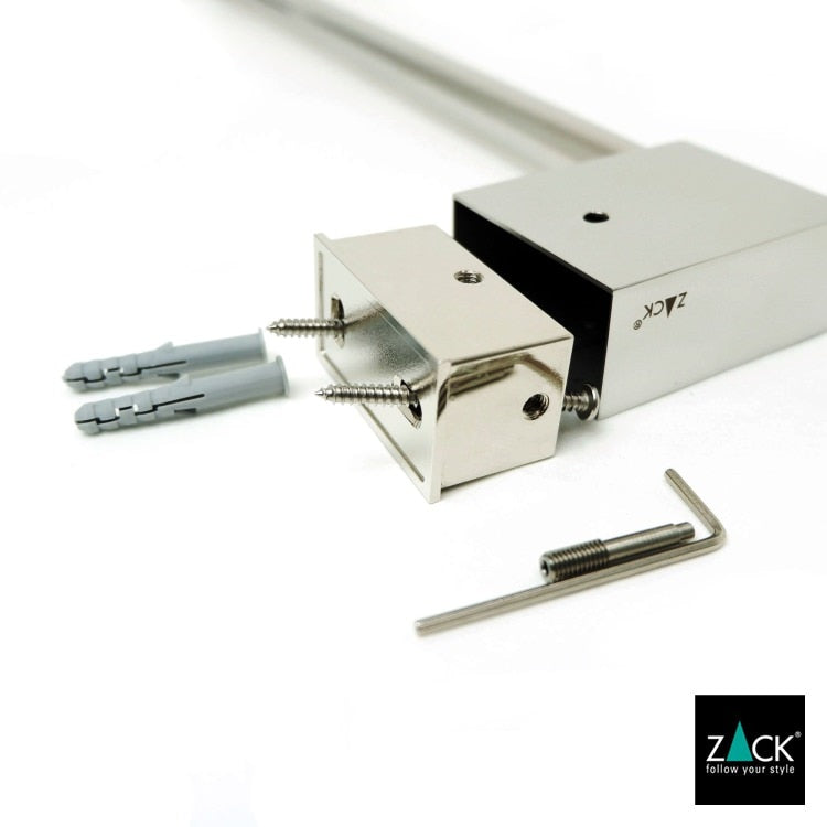 [サンプル品] ZACK 40459 ATORE ドイツZACK社製モダンデザインのタオルレール50cm 壁付けタイプ DIY MP [在庫有り]