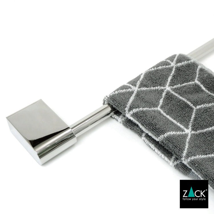 ZACK 40460 ATORE ドイツZACK社製モダンデザインのタオルレール65cm 壁付けタイプ DIY MP [在庫有り] H2-56