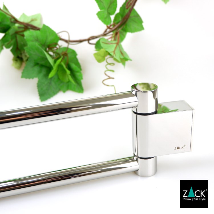 ZACK 40462 ATORE ドイツZACK社製モダンデザインのタオルホルダー 壁付けタイプ DIY MP [在庫有り] H2-94