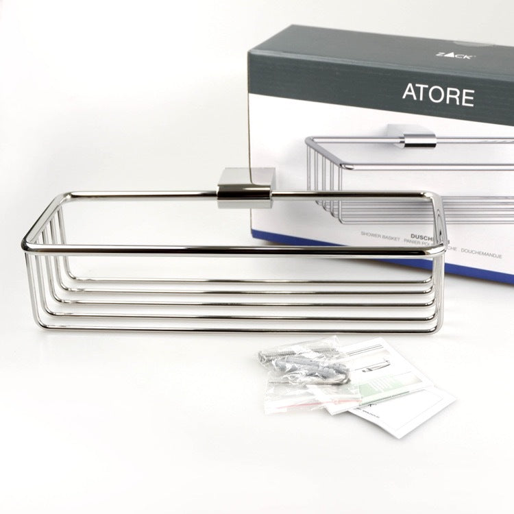 ZACK 40463 ATORE ドイツZACK社製モダンデザインのシャワーバスケットS 壁付けタイプ DIY MP [在庫有り]H1