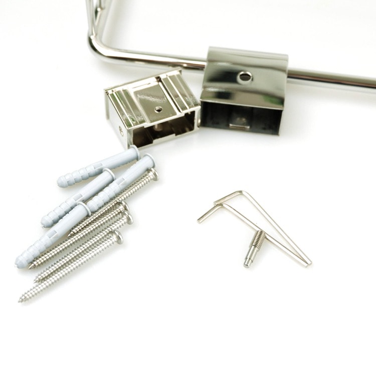 ZACK 40464 ATORE ドイツZACK社製モダンデザインのシャワーバスケットL 壁付けタイプ DIY MP [在庫有り]