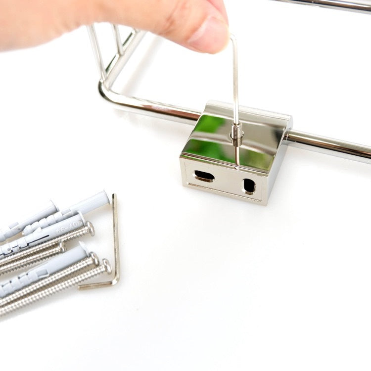 ZACK 40464 ATORE ドイツZACK社製モダンデザインのシャワーバスケットL 壁付けタイプ DIY MP [在庫有り]