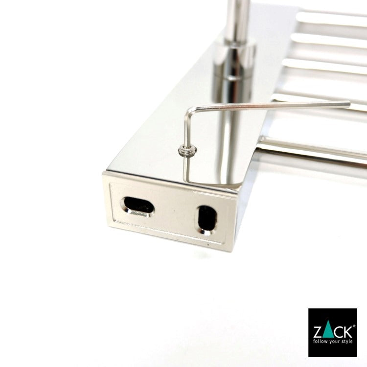 ZACK 40472 ATORE ドイツZACK社製モダンデザインのタオルシェルフ 壁付けタイプ DIY MP [お取寄せ] H2-151