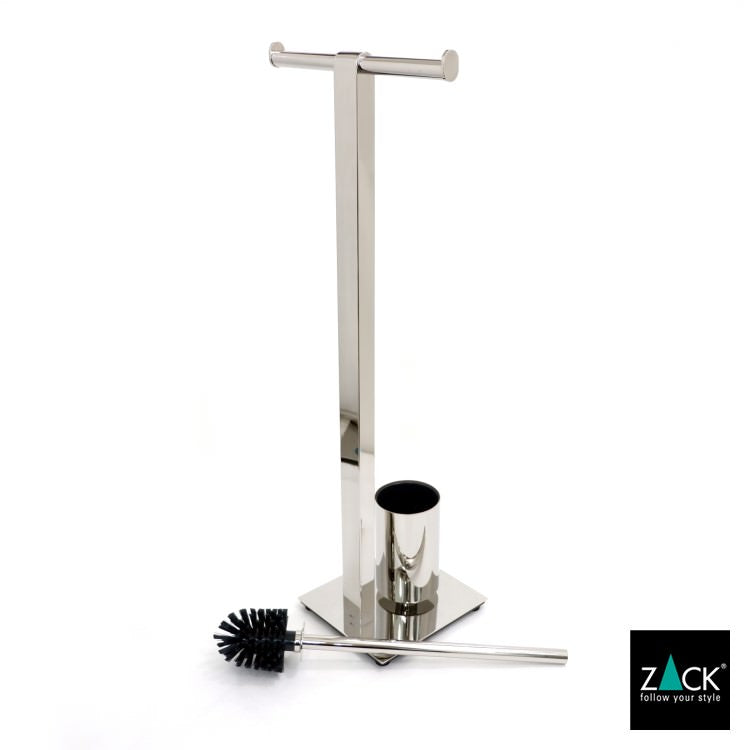 ZACK 40473 ATORE ドイツZACK社製モダンデザインのトイレットペーパースタンド トイレットバトラー MP [在庫有り]