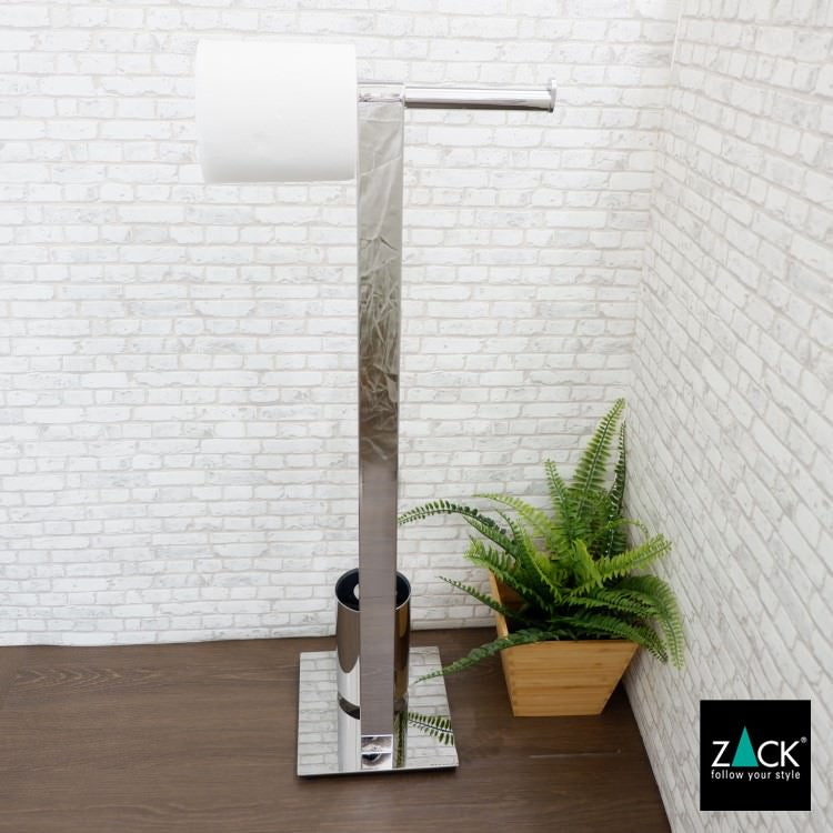ZACK 40473 ATORE ドイツZACK社製モダンデザインのトイレットペーパースタンド トイレットバトラー MP [在庫有り]