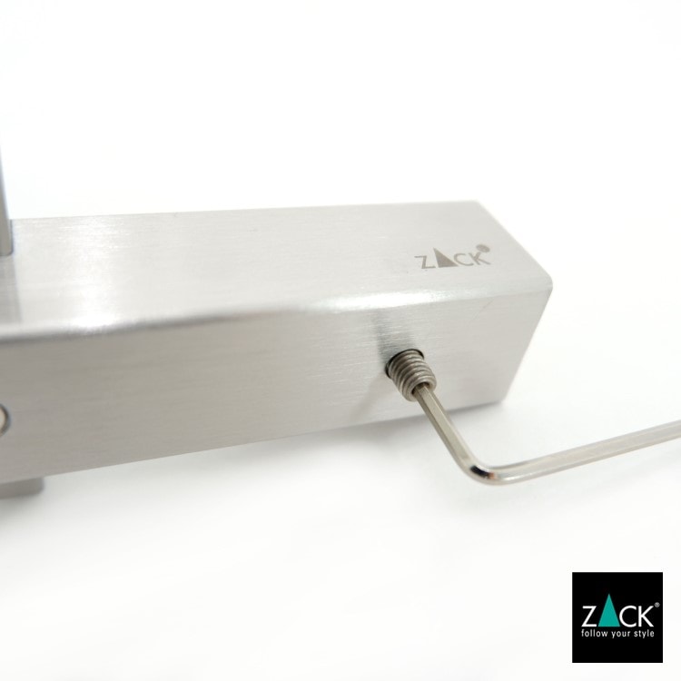 ZACK 40480 CARVO ドイツZACK社製モダンデザインのトイレットペーパーホルダー 壁付けタイプ DIY HL [在庫有り]