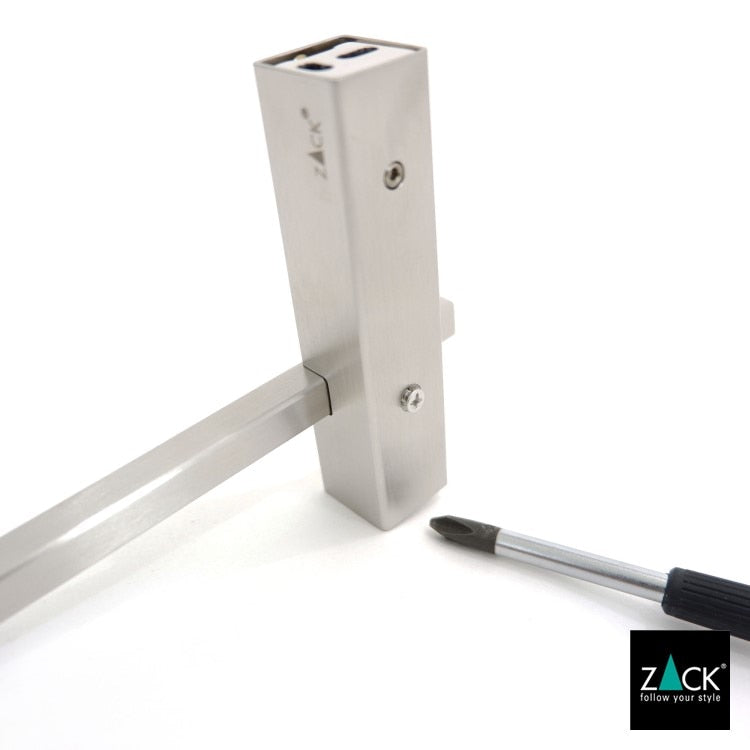 ZACK 40480 CARVO ドイツZACK社製モダンデザインのトイレットペーパーホルダー 壁付けタイプ DIY HL [在庫有り]