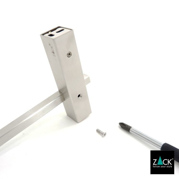 ZACK 40480 CARVO ドイツZACK社製モダンデザインのトイレットペーパーホルダー 壁付けタイプ DIY HL [在庫有り]
