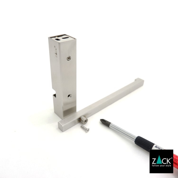 ZACK 40480 CARVO ドイツZACK社製モダンデザインのトイレットペーパーホルダー 壁付けタイプ DIY HL [在庫有り]