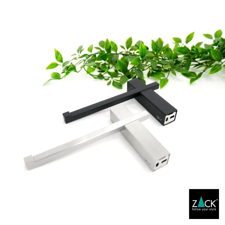 ZACK 40480 CARVO ドイツZACK社製モダンデザインのトイレットペーパーホルダー 壁付けタイプ DIY HL [在庫有り]