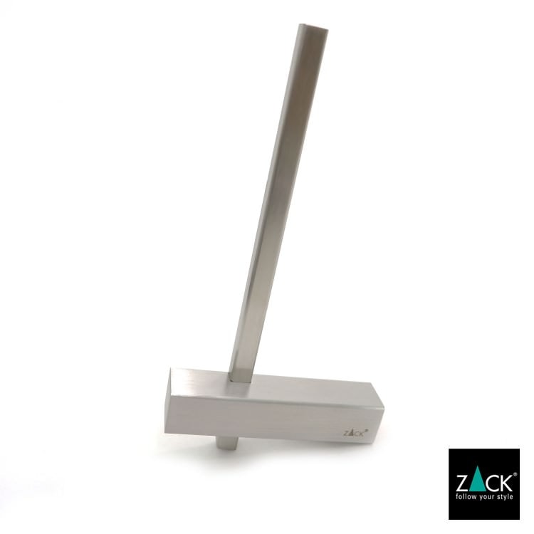 ZACK 40481 CARVO ドイツZACK社製モダンデザインのスペアトイレットペーパーホルダー 予備ロール 壁付けタイプ DIY HL [在庫有り]