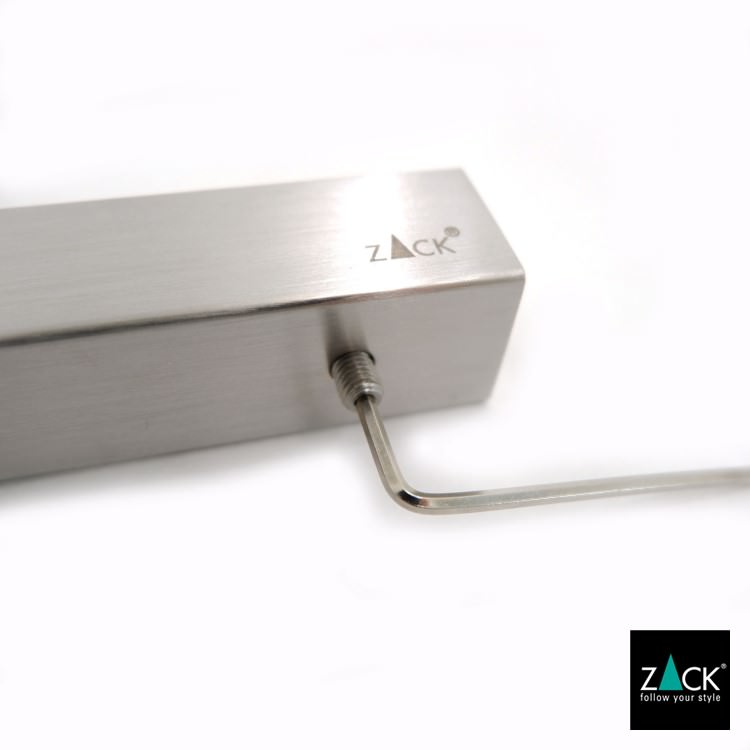 ZACK 40481 CARVO ドイツZACK社製モダンデザインのスペアトイレットペーパーホルダー 予備ロール 壁付けタイプ DIY HL [在庫有り]