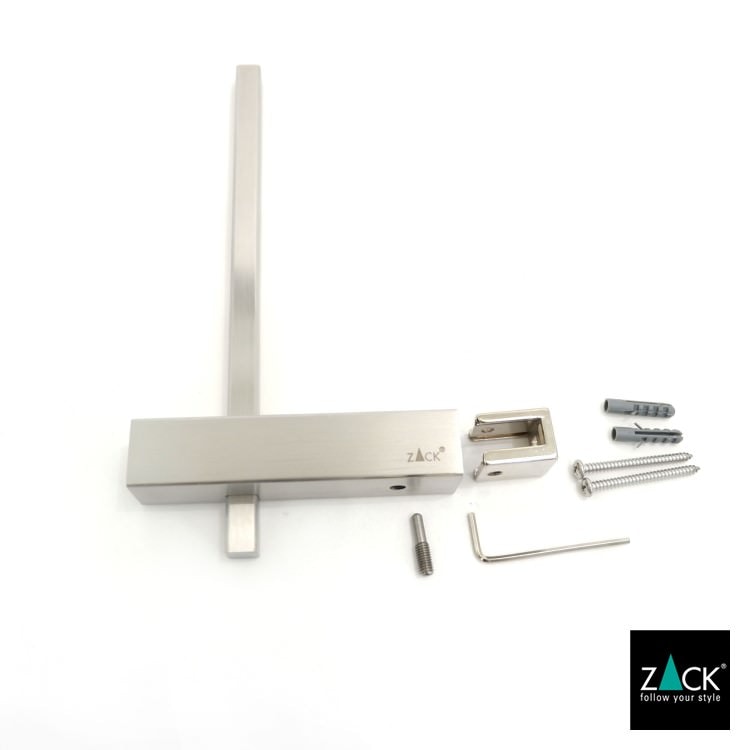 ZACK 40481 CARVO ドイツZACK社製モダンデザインのスペアトイレットペーパーホルダー 予備ロール 壁付けタイプ DIY HL [在庫有り]