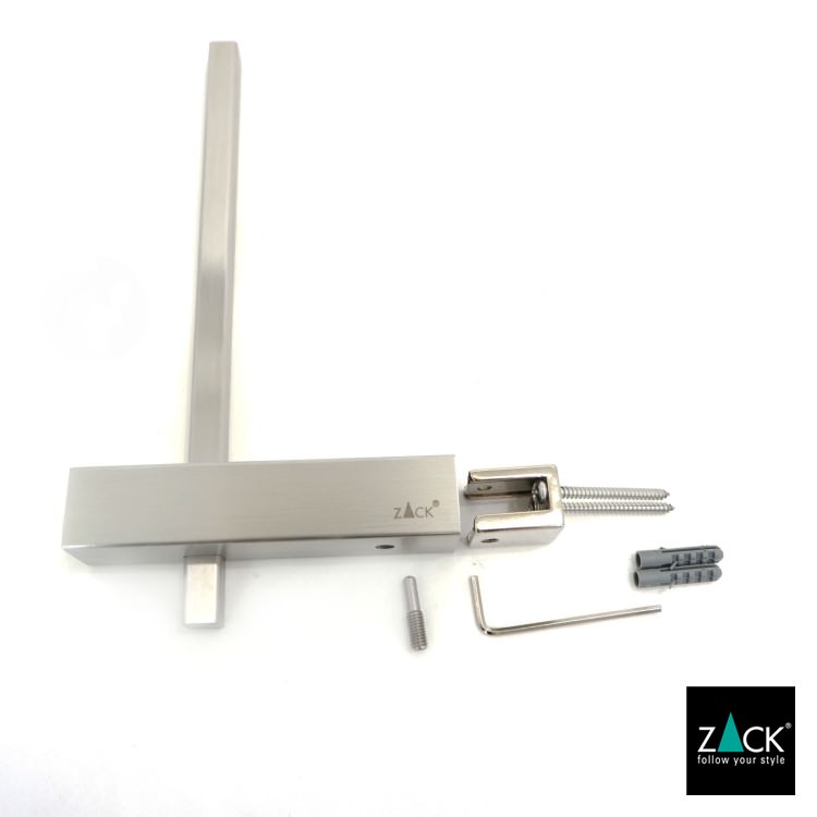 ZACK 40481 CARVO ドイツZACK社製モダンデザインのスペアトイレットペーパーホルダー 予備ロール 壁付けタイプ DIY HL [在庫有り]