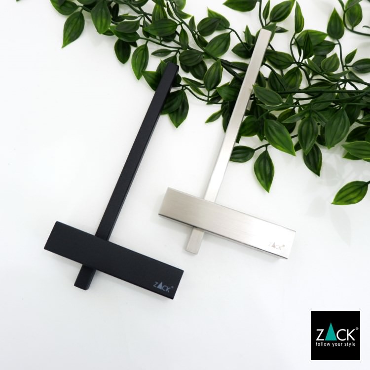 ZACK 40481 CARVO ドイツZACK社製モダンデザインのスペアトイレットペーパーホルダー 予備ロール 壁付けタイプ DIY HL [在庫有り]