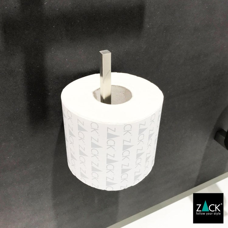 ZACK 40481 CARVO ドイツZACK社製モダンデザインのスペアトイレットペーパーホルダー 予備ロール 壁付けタイプ DIY HL [在庫有り]