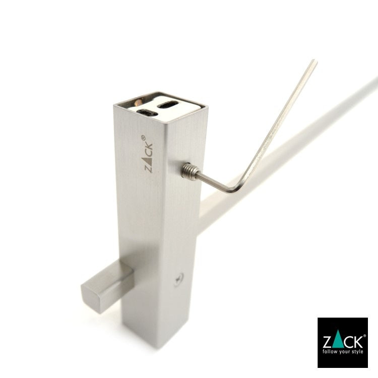 ZACK 40482 CARVO ドイツZACK社製モダンデザインのタオルレール65.8cm 壁付けタイプ DIY HL [在庫有り] H2-7