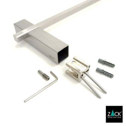 ZACK 40482 CARVO ドイツZACK社製モダンデザインのタオルレール65.8cm 壁付けタイプ DIY HL H2-7 [在庫有り]
