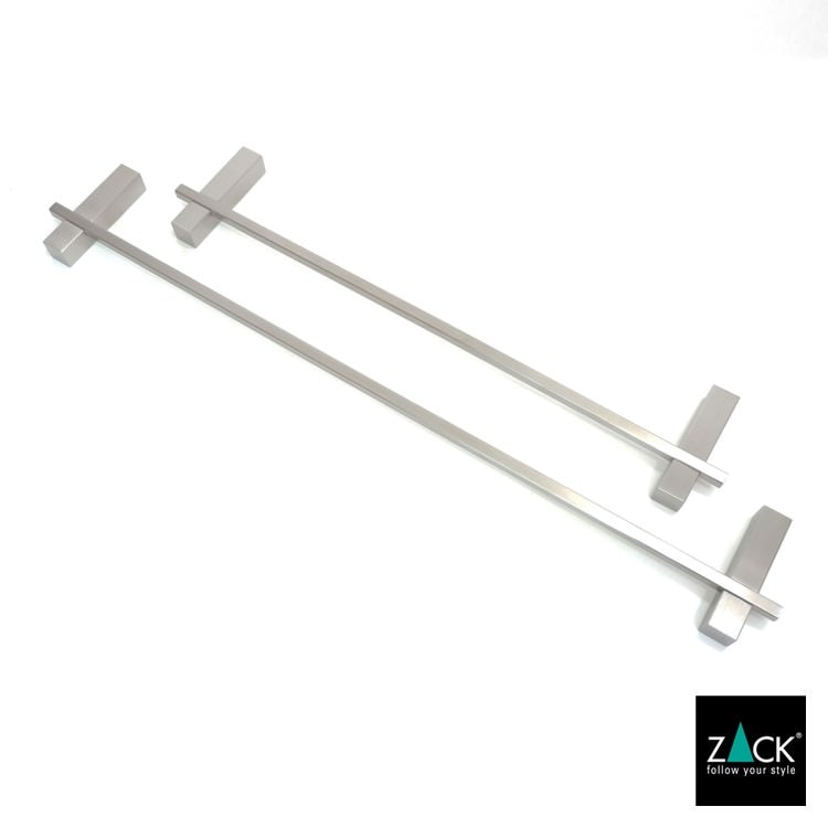 ZACK 40482 CARVO ドイツZACK社製モダンデザインのタオルレール65.8cm 壁付けタイプ DIY HL [在庫有り] H2-7