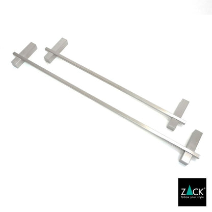 ZACK 40482 CARVO ドイツZACK社製モダンデザインのタオルレール65.8cm 壁付けタイプ DIY HL H2-7 [在庫有り]