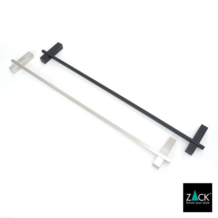 ZACK 40482 CARVO ドイツZACK社製モダンデザインのタオルレール65.8cm 壁付けタイプ DIY HL [在庫有り] H2-7