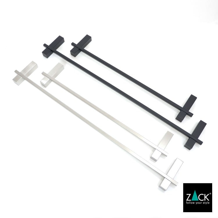 ZACK 40482 CARVO ドイツZACK社製モダンデザインのタオルレール65.8cm 壁付けタイプ DIY HL [在庫有り] H2-7