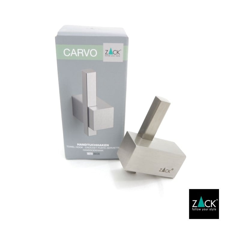 ZACK 40483 CARVO ドイツZACK社製モダンデザインのタオルフック 壁付けタイプ DIY HL [お取寄せ]