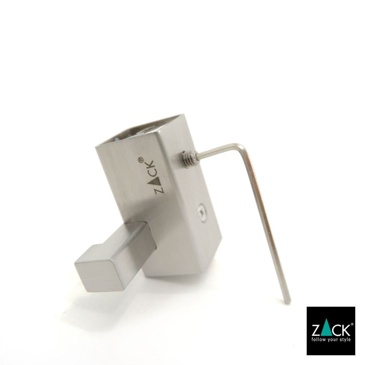 ZACK 40484 CARVO ドイツZACK社製モダンデザインのダブルタオルフック 壁付けタイプ DIY HL [在庫有り]