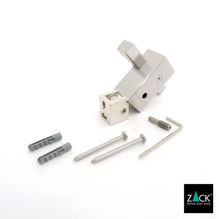ZACK 40484 CARVO ドイツZACK社製モダンデザインのダブルタオルフック 壁付けタイプ DIY HL [在庫有り]