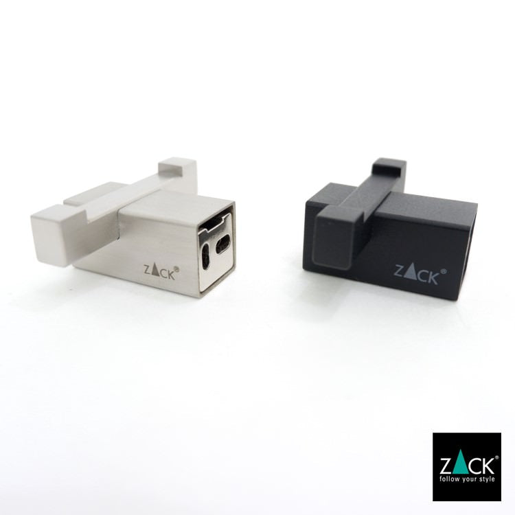 ZACK 40484 CARVO ドイツZACK社製モダンデザインのダブルタオルフック 壁付けタイプ DIY HL [在庫有り]