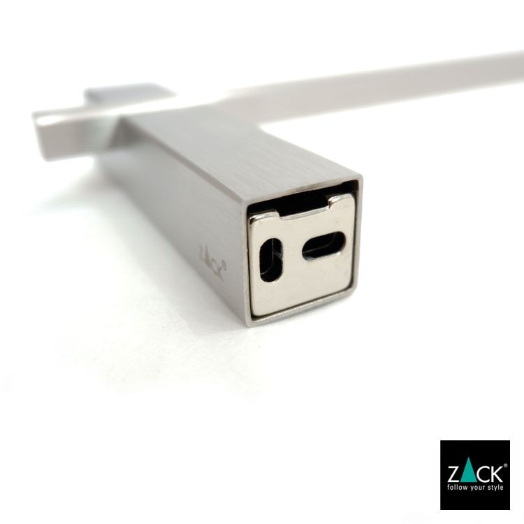 ZACK 40485 CARVO ドイツZACK社製モダンデザインのタオルレール50.8cm 壁付けタイプ DIY HL [在庫有り]H1