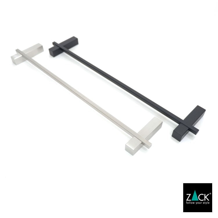 ZACK 40485 CARVO ドイツZACK社製モダンデザインのタオルレール50.8cm 壁付けタイプ DIY HL [在庫有り]H1