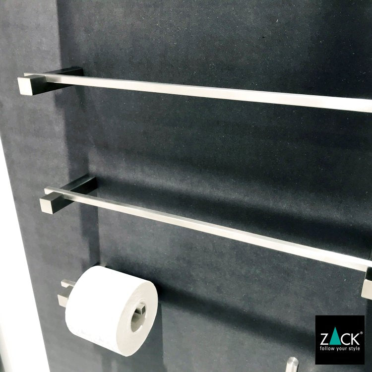 ZACK 40485 CARVO ドイツZACK社製モダンデザインのタオルレール50.8cm 壁付けタイプ DIY HL [在庫有り]H1