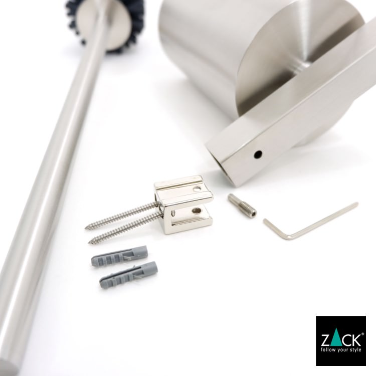 [サンプル品] ZACK 40487 CARVO ドイツZACK社製モダンデザインのトイレブラシ 壁付けタイプ DIY HL [在庫有り]