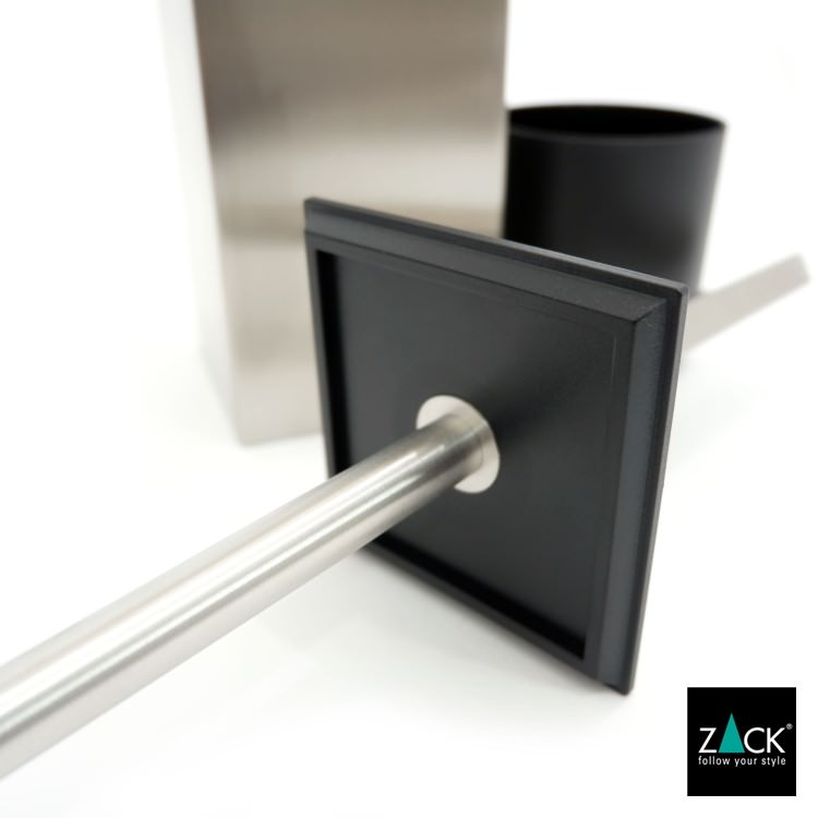 ZACK 40490 CARVO ドイツZACK社製モダンデザインのトイレブラシ 壁付けタイプ DIY HL [在庫有り]