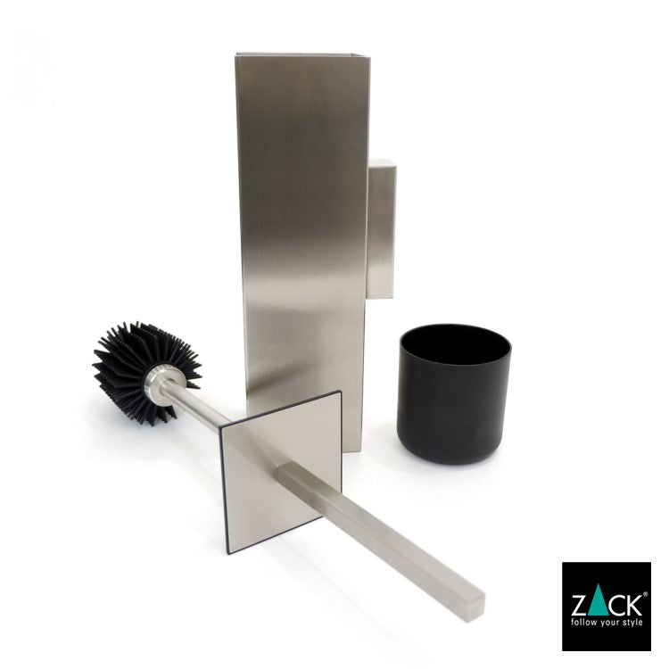 ZACK 40490 CARVO ドイツZACK社製モダンデザインのトイレブラシ 壁付けタイプ DIY HL [在庫有り]