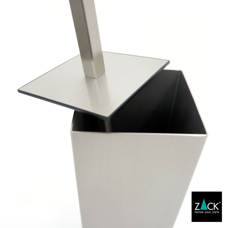 ZACK 40490 CARVO ドイツZACK社製モダンデザインのトイレブラシ 壁付けタイプ DIY HL [在庫有り]