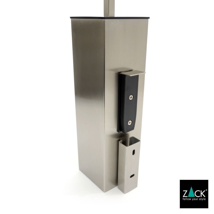 ZACK 40490 CARVO ドイツZACK社製モダンデザインのトイレブラシ 壁付けタイプ DIY HL [在庫有り]